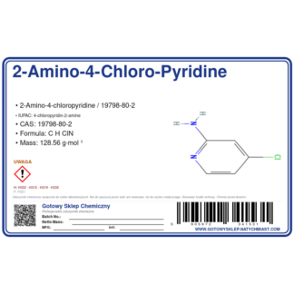 2-aMino-4-chloro-pyridine, CAS 19798-80-2 — etykieta produktu chemicznego