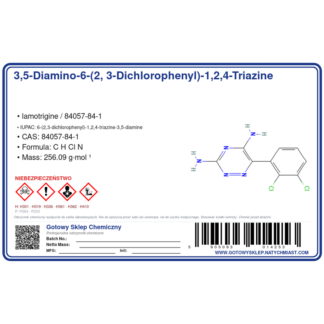 3,5-DIAMINO-6-(2, 3-DICHLOROPHENYL)-1,2,4-TRIAZINE, CAS 84057-84-1 — etykieta produktu chemicznego