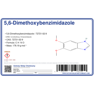 5,6-diMethoxybenziMidazole, CAS 72721-02-9 — etykieta produktu chemicznego