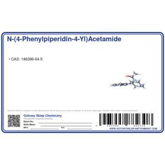 N-(4-phenylpiperidin-4-yl)acetaMide, CAS 146396-04-5 — etykieta produktu chemicznego