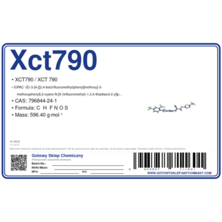 XCT790, CAS 796844-24-1 — etykieta produktu chemicznego