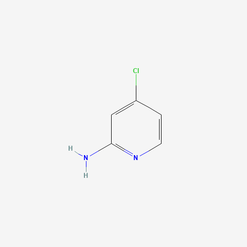 Szkielet 2D 2-aMino-4-chloro-pyridine, CAS 19798-80-2, wzór C5H5ClN2