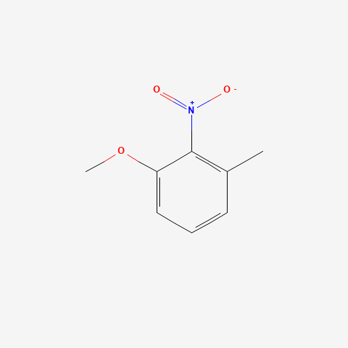 Szkielet 2D 3-Methyl-2-nitroanisole, CAS 5345-42-6, wzór C8H9NO3