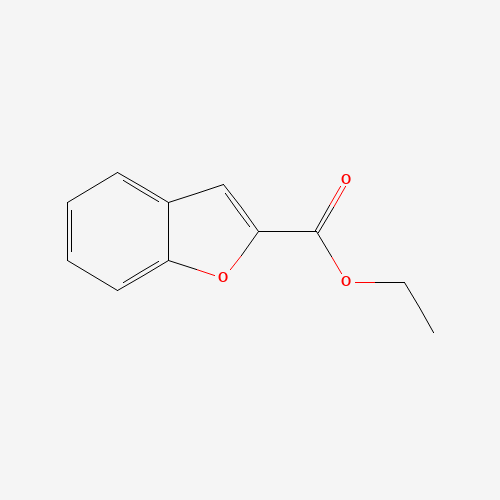 Szkielet 2D Ethyl benzofuran-2-carboxylate, CAS 3199-61-9, wzór C11H10O3