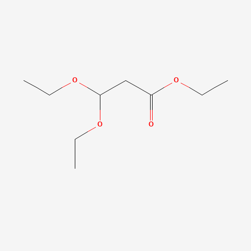 Szkielet 2D ETHYL 3,3-DIETHOXYPROPIONATE, CAS 10601-80-6, wzór C9H18O4
