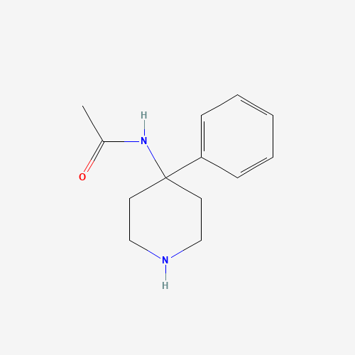 Szkielet 2D N-(4-phenylpiperidin-4-yl)acetaMide, CAS 146396-04-5, wzór C13H18N2O