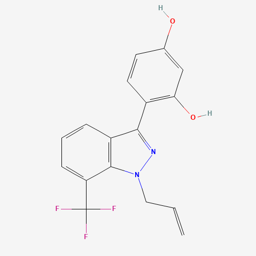 Szkielet 2D WAY-169916, CAS 669764-18-5, wzór C17H13F3N2O2